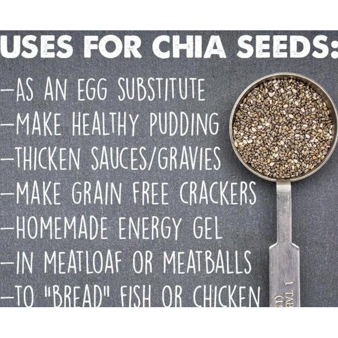 

food GROW GRUNS - ORGANIC BLACK CHIA SEEDS 150 GR
