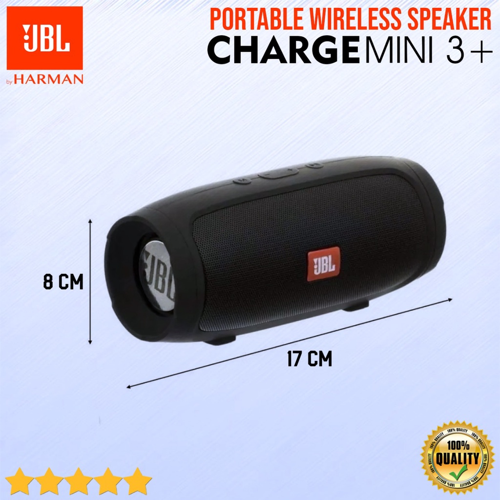 Speaker Bluetooth Charge Mini 3+ Speaker Mini 3+ Speaker Aktif Speaker Portable Speaker Super Bass