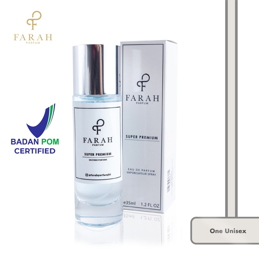 One Unisex Super Premium by Farah Parfum - Parfume Unisex Tahan Lama - Best Seller No.10