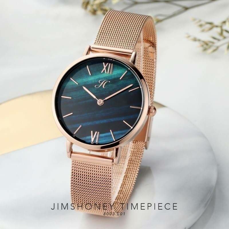 JIMS HONEY TIME PIECE 8003 Jam Tangan Tali Pasir Gold