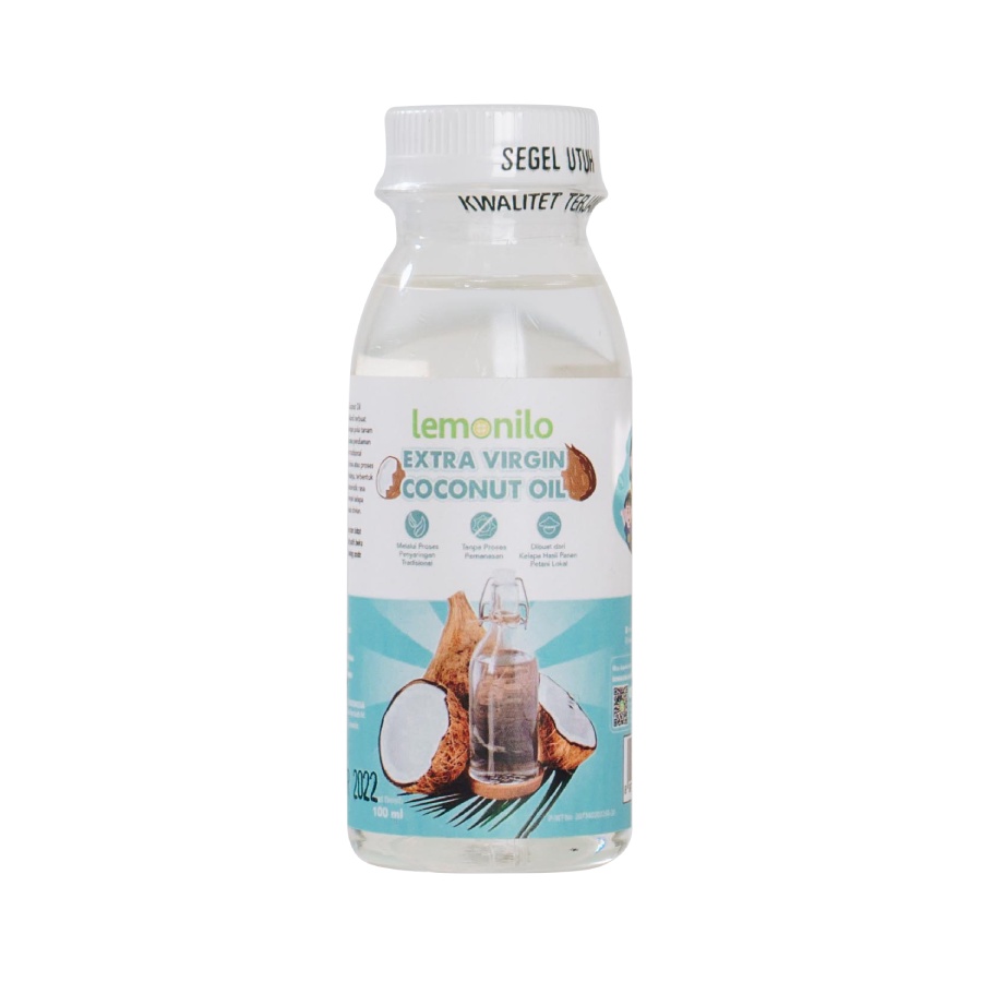 Lemonilo Virgin Coconut Oil / VCO Lemonilo / Lemonilo 100% Organic Extra Virgin Coconut Oil 100 ML