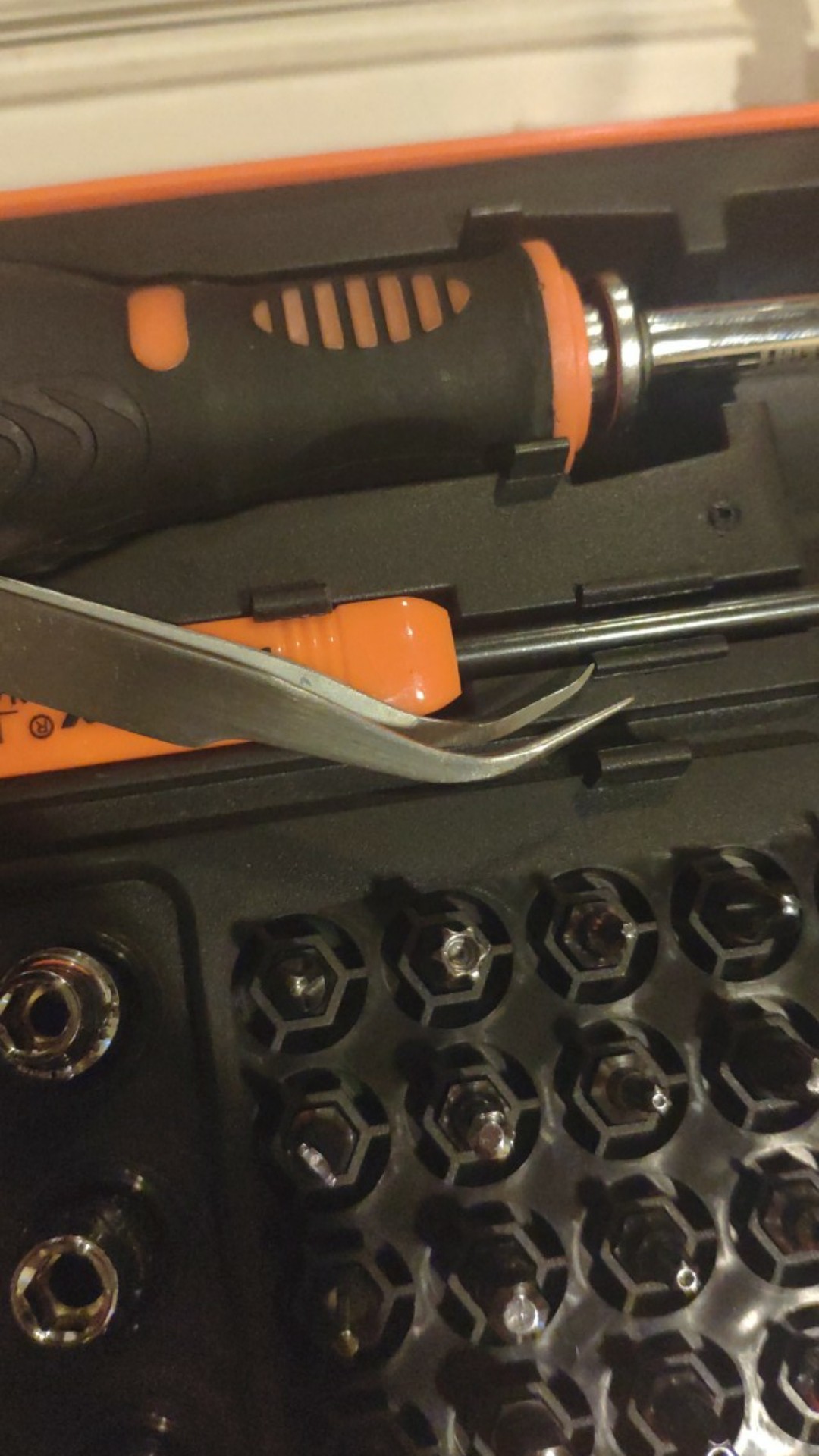 Jakemy 34in1 Obeng Set Lengkap Tool Box Kunci Socket Phillips Slotted Hex Torx Original Jm-6093