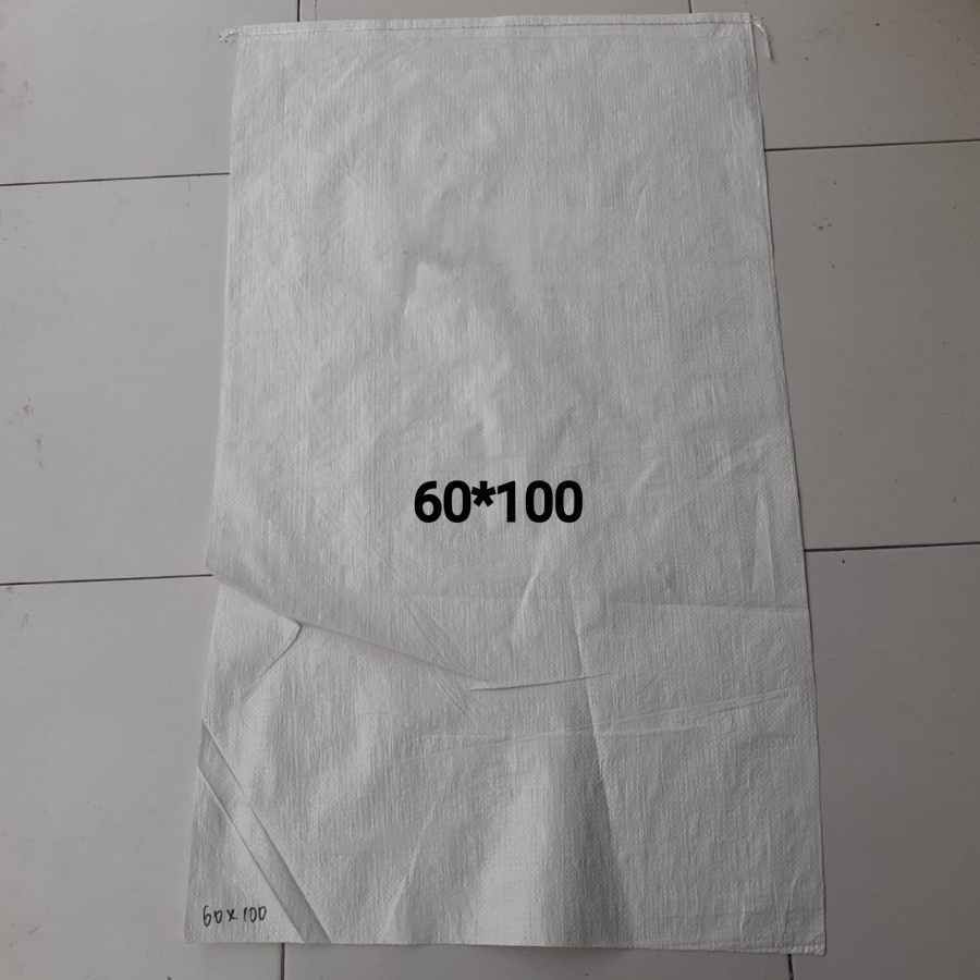 Karung Plastik 60cmx100cm/Karung Plastik Putih 60x100/Kantong Plastik