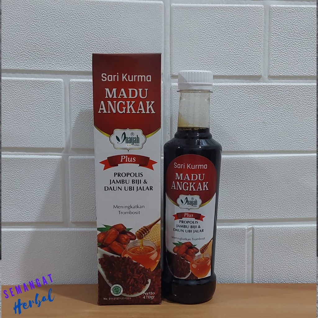 

Sari Kurma Madu Angkak Inayah Plus Propolis Jambu Biji original