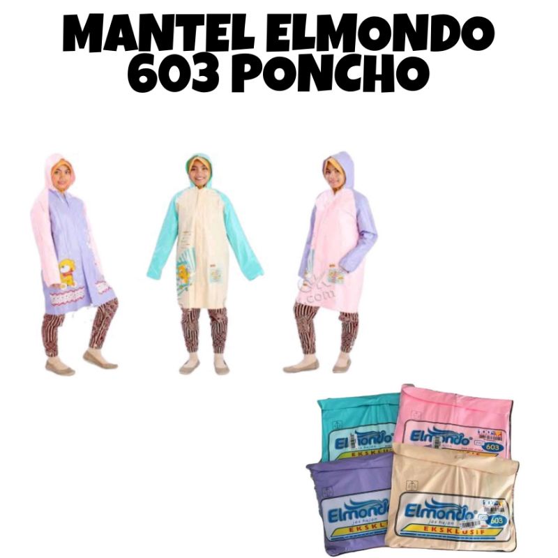 Jas Hujan Elmondo | Terusan Mantel Anak Remaja | Elmondo 603 Exlusive dan Original | Mantel Hujan | 