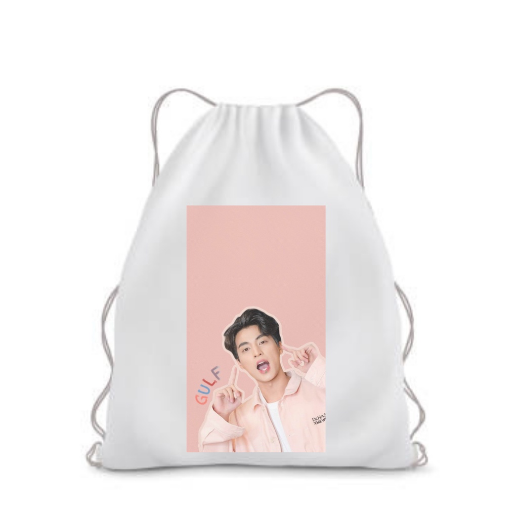 BISA CUSTOM SATUAN Stringbag Printing Raikantopeni Thailand drama series BL actor Merchandise tas serut drawstring sekolah kuliah kampus viral kekinian