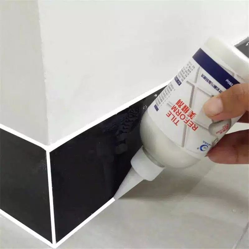 Pengisi Celah Keramik Tile Reform Warna Putih Anti Jamur 150ML