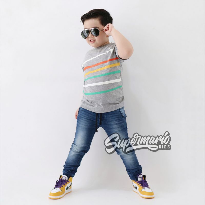 SUPERMARIO KIDS / KAOS ANAK LAKI LAKI / KAOS ANAK DISTRO / KAOS AERO PLANE