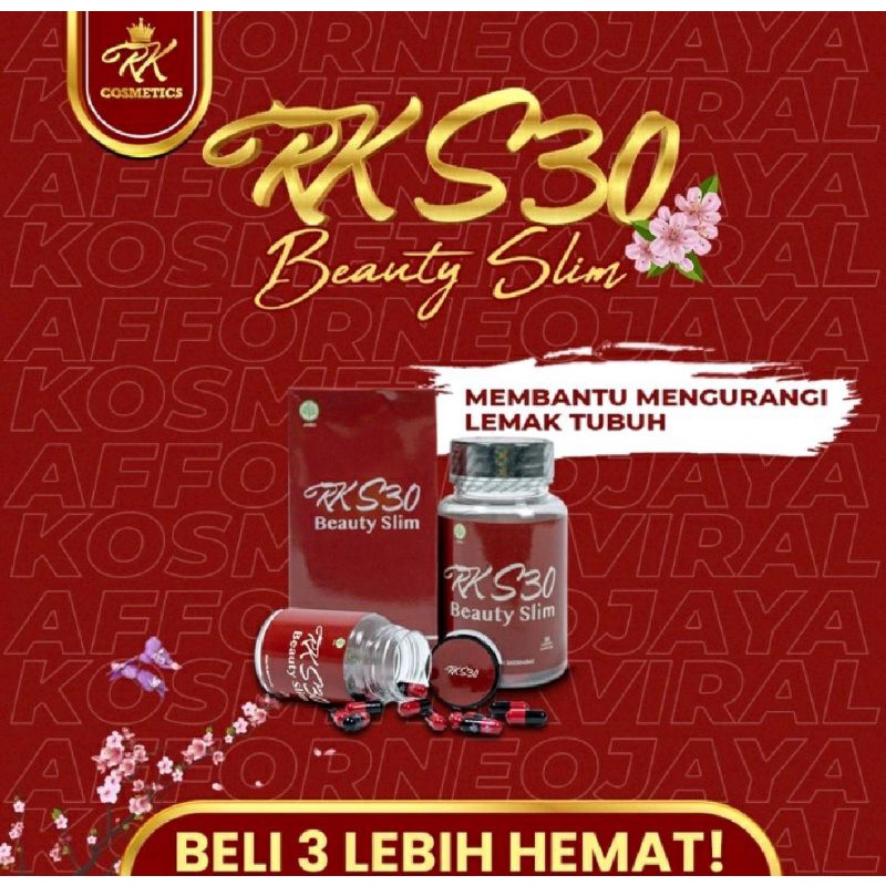 Beauty Slim S30 / Rk Diet / Suplemen Diet [Bisa COD]