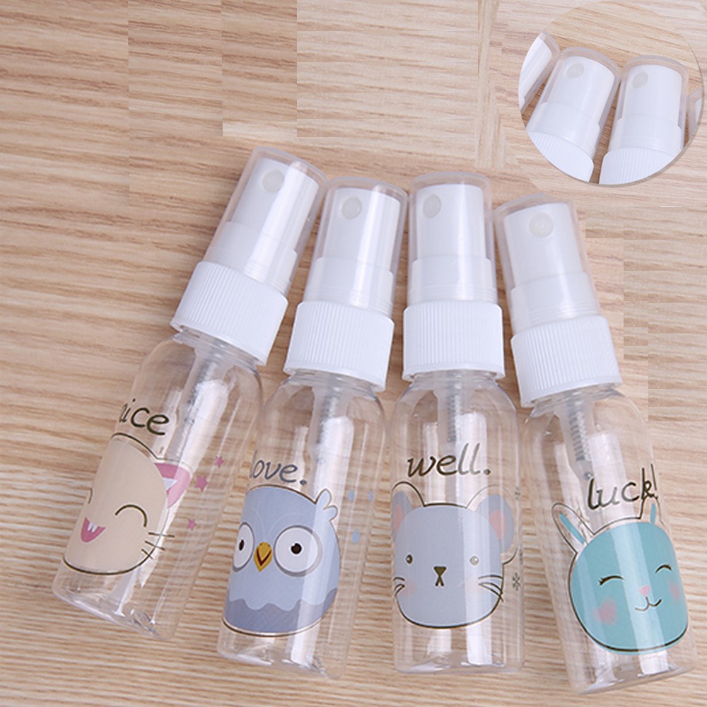 Botol Spray Kosong Isi Ulang Bentuk Nanas Bahan Plastik Warna Acak Untuk Sampo / Lotion / Kosmetik / Makeup