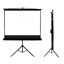 Tripod Screen Projector - Layar Proyektor 70 inch PIXEL