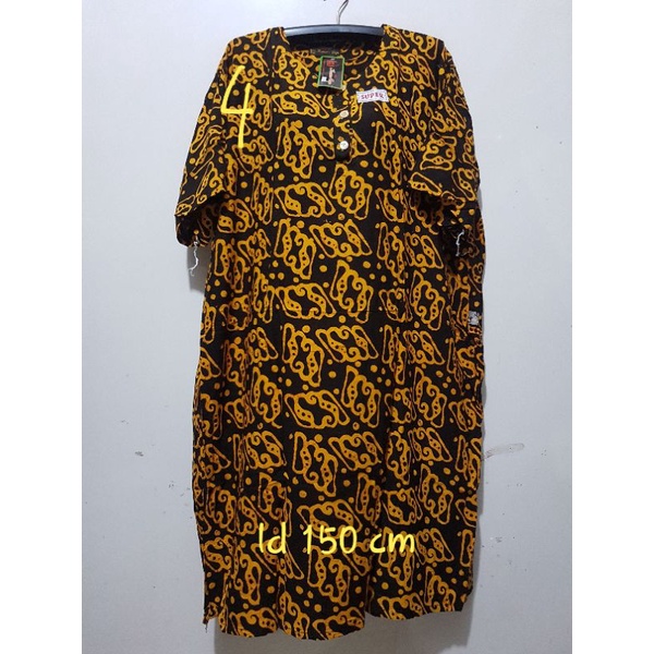 YULI - DASTER L5 REMEK LD 140 - 150 CM PB 110 CM BATIK KENCANA UNGU LABEL HITAM KUH-no 4