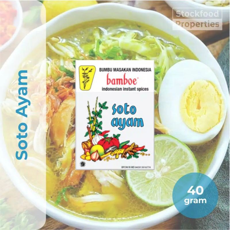 

Bumbu soto merk Bamboe 40 gram