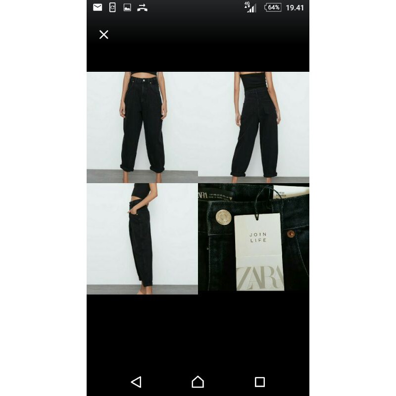 slouchy jeans zara