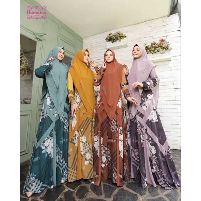 NIRMALA SYARI BY HUMAIRA SYARI ORI GAMIS POLOS ld110