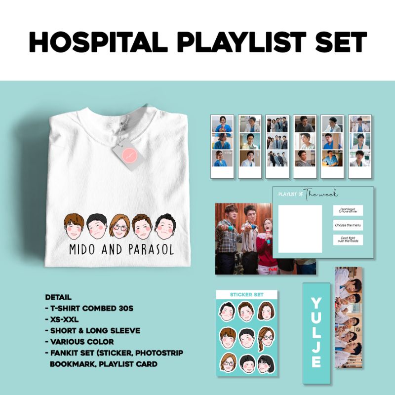 HOSPITAL PLAYLIST T-SHIRT FANKIT SET