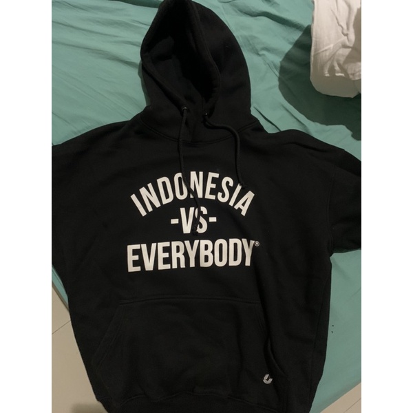 Hoodie Urbain INDONESIA VS EVERYBODY ORIGINAL Size L