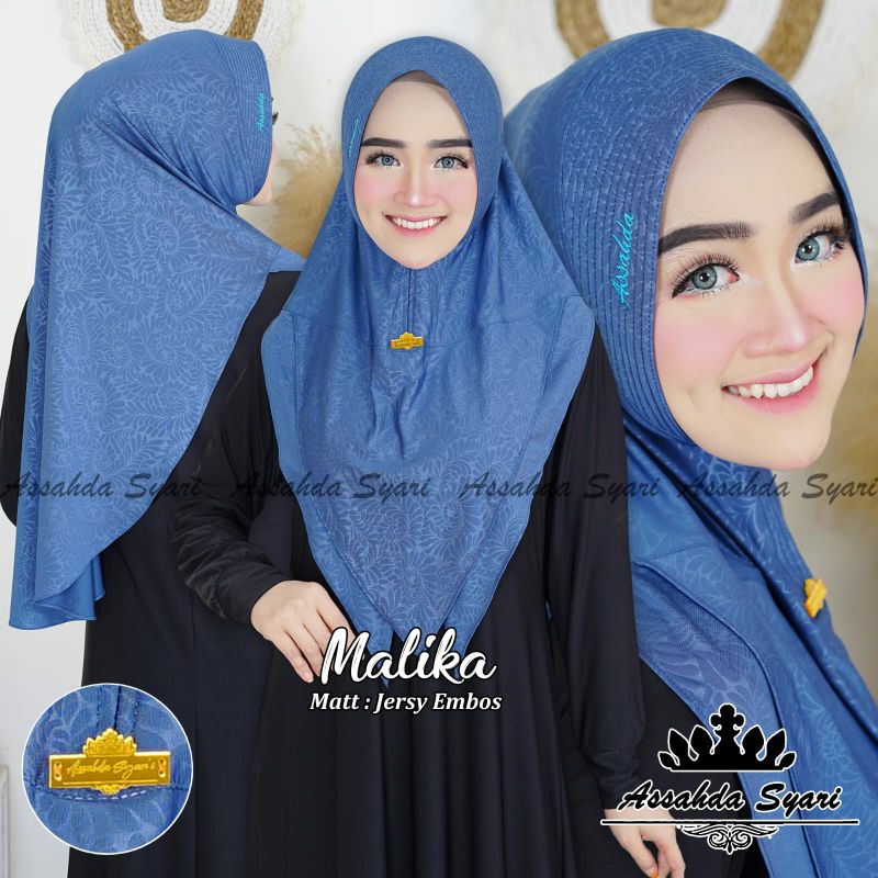 Hijab Bergo instan Jersey MALIKA Ori Assahda