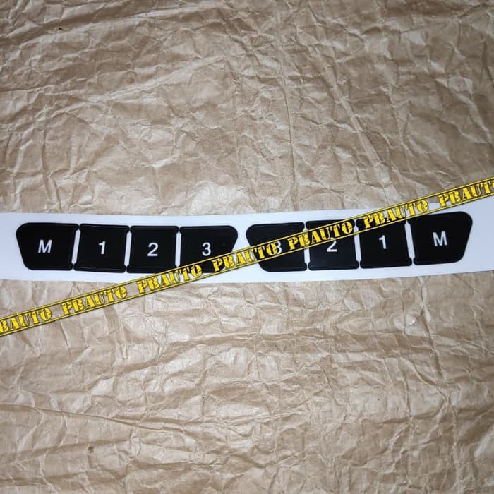 Sticker Seat Memory w204 w212 Mercedes Benz - aksesoris interior mercy