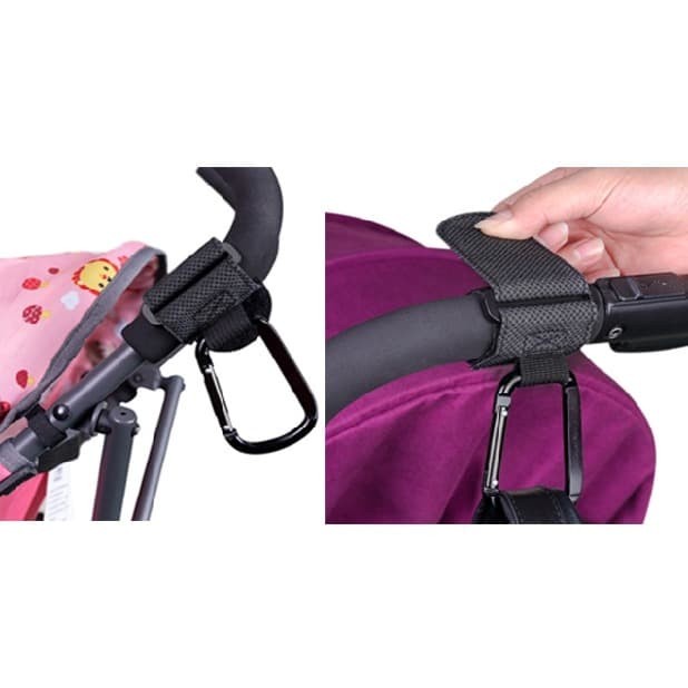 KURU Stroller Hook ( 2 pcs ) - Gantungan Large Stroller Hooks Premium