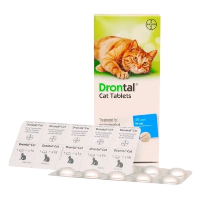 Drontal Cat - Obat Cacing Kucing 1 Tablet