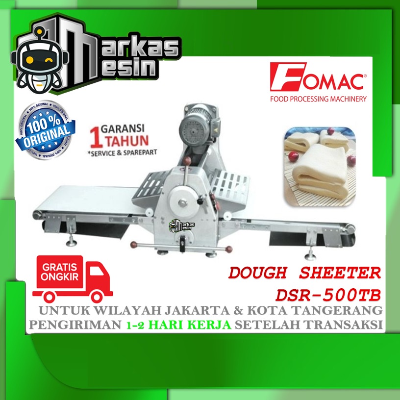 Dough Sheeter Mesin Penipis Adonan DSR-500TB FOMAC