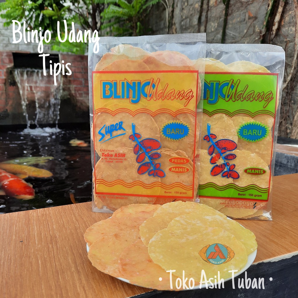

Blinjo Udang Tipis 150gr (Mentah) Toko Asih - Emping Blinjo / Melinjo / Mlinjo / Belinjo