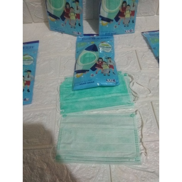 Masker skrineer anak 3ply isi 5 pcs