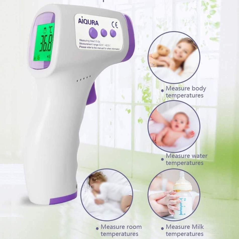 ⅎ AIQURA Thermometer Gun Infrared Digital Thermometer ۝