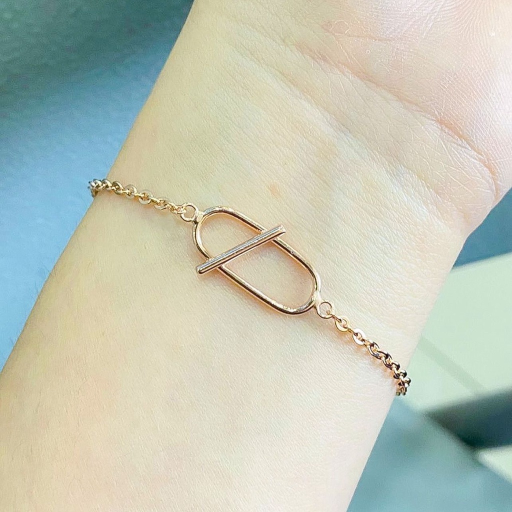 Rantai tangan anak dan dewasa emas asli kadar 750 75 17k rosegold gelang tali tiger 2 layer polo infinity interlocking cartie double tifannynco terbaru aesthetic korean padat manis