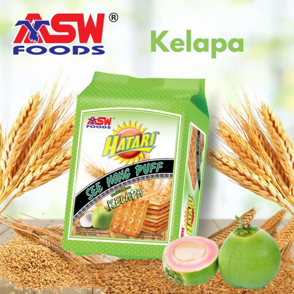 

Biskuit Hatari SEE HONG PUFF Kelapa 260g