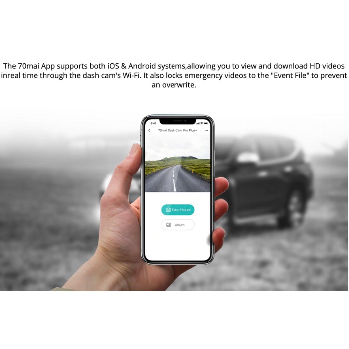 70mai A500s Dash Cam Pro Plus+ GPS ADAS