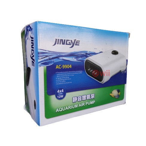 JINGYE JING YE 9904 MESIN AERATOR POMPA ANGIN GELEMBUNG UDARA AQUARIUM AIR PUMP