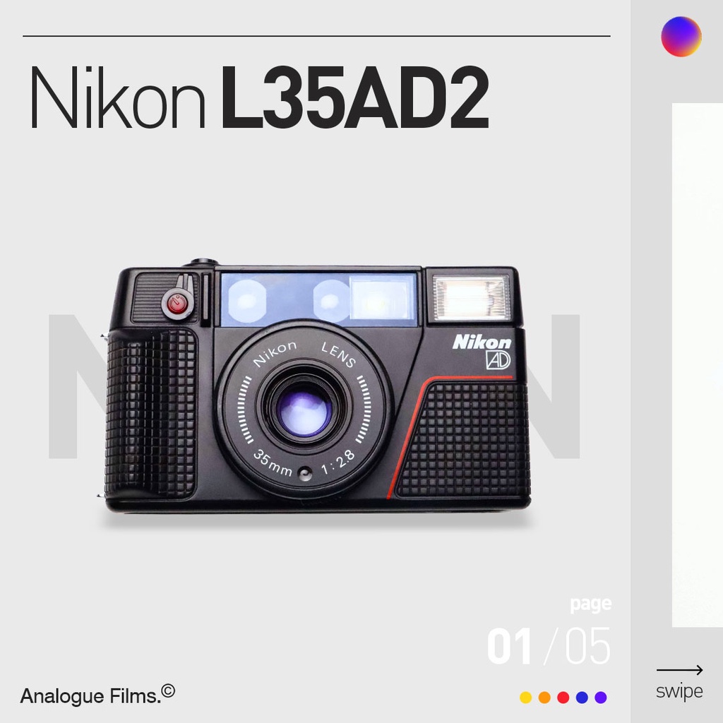 Kamera Analog Nikon L35AD2 Super Mulus Normal 