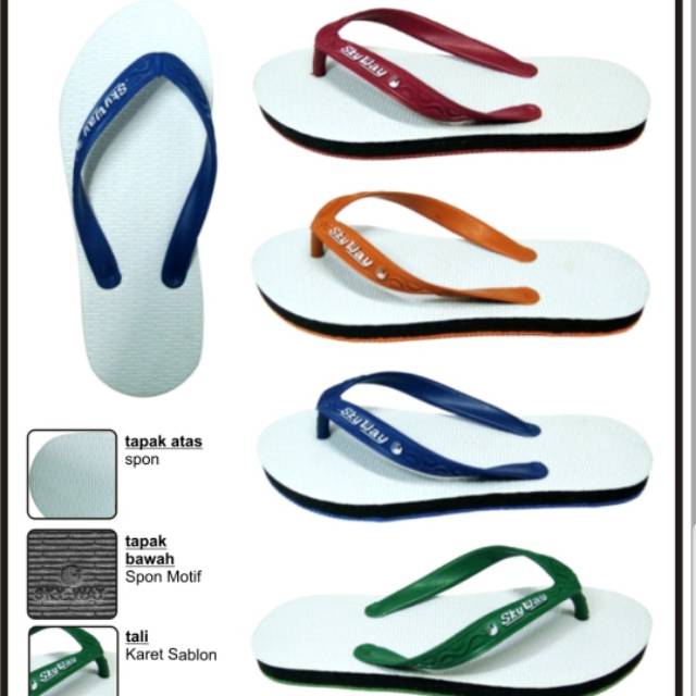  GROSIR  Sandal  jepit  Skyway HPW Sandal  japit murah 