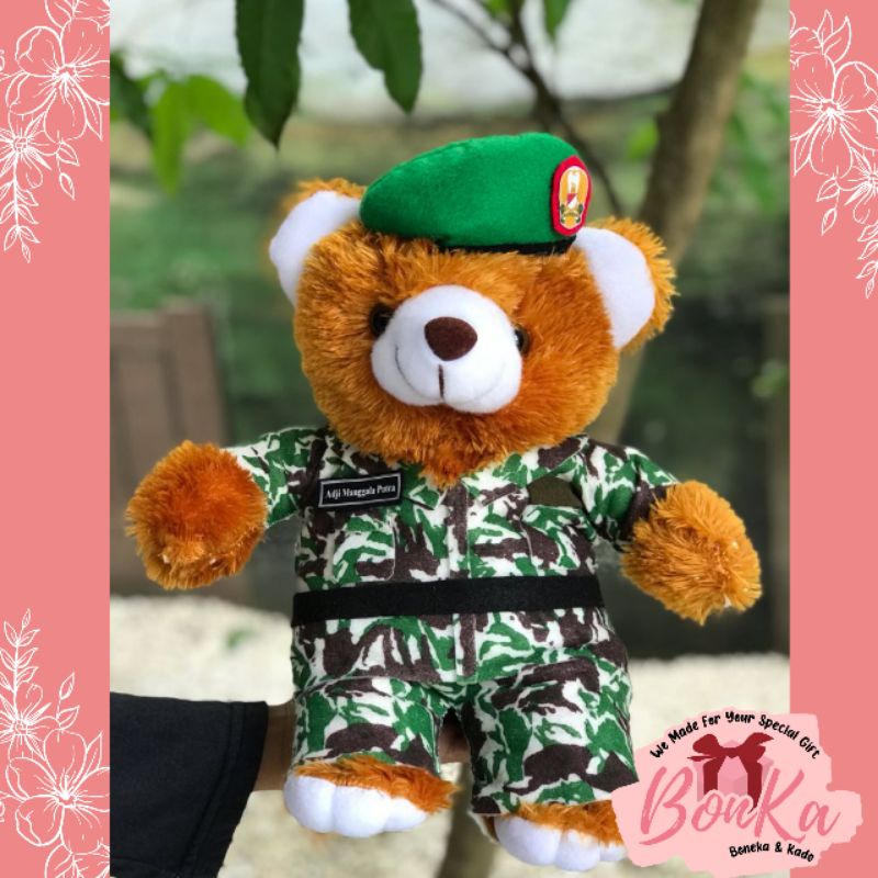 BONEKA PROFESI TENTARA SIZE 35 CM BONEKA TNI AU AD AL POLRI ABRI TENTARA DAN PDU BONEKA TENTARA MURA