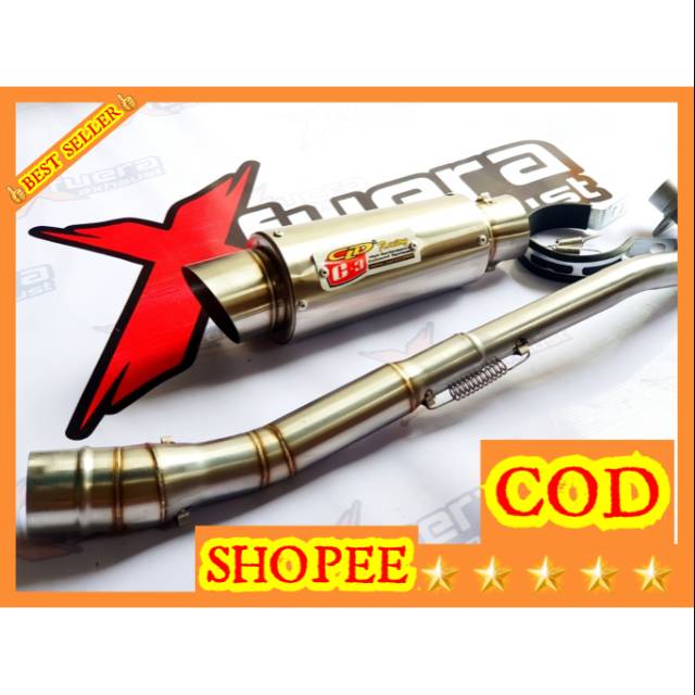 MURAH KNALPOT CLD SATRIA FU MX 135 SONIC 150 JUPITER Z VEGA ZR R SHOGUN SUPRA GTR 150 MX KING