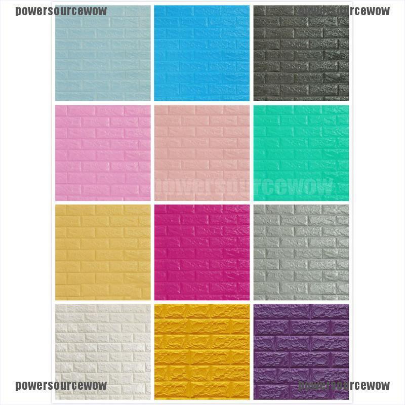 DIY Stiker Dinding dengan Bahan Busa  dan Gambar Motif  Batu  