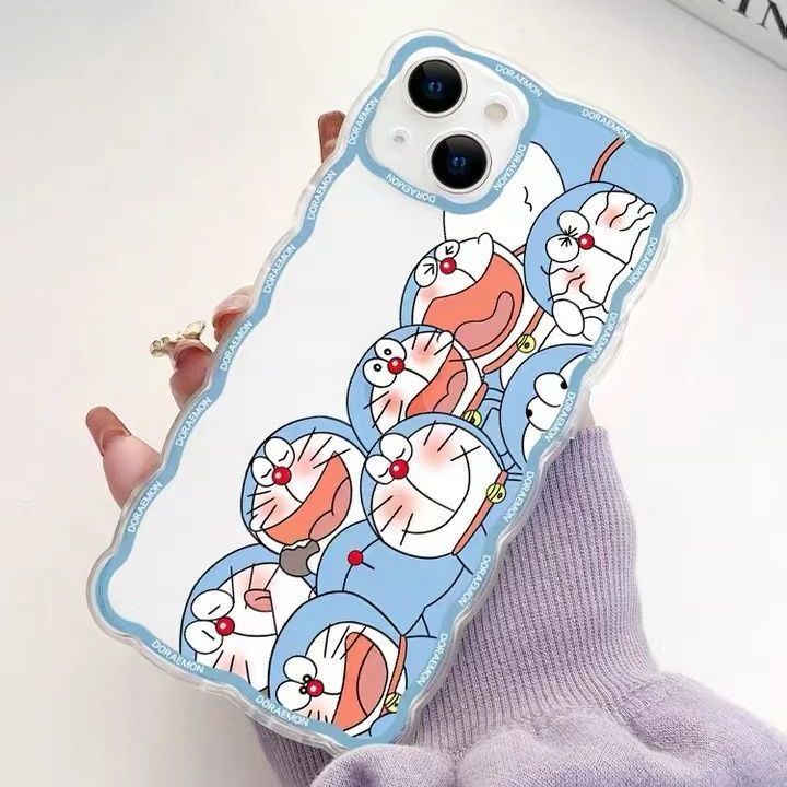 Soft Case TPU Transparan Motif Kartun Kucing Untuk Iphone 13 Pro Max / 12 / 11 / XS / XR / X / 8 / 7 / 6 Plus Mini SE 2020