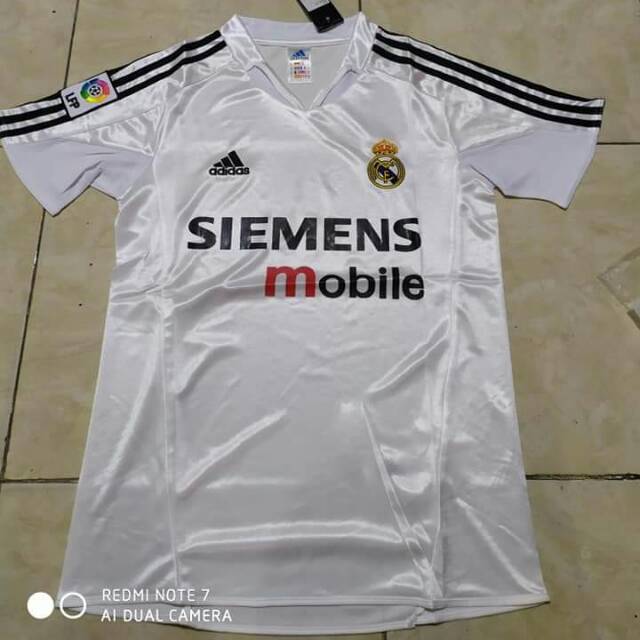 real madrid siemens jersey