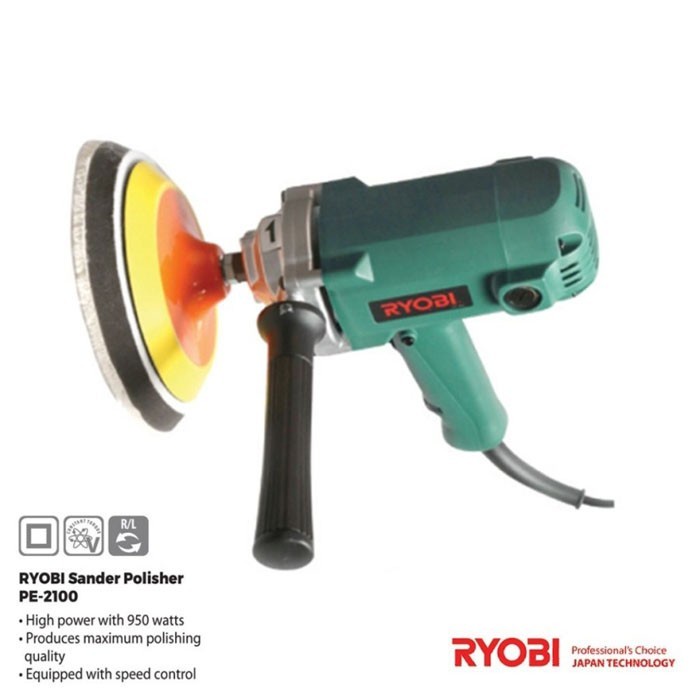 Ryobi PE-2100 Sander Polisher Mesin Poles 950W