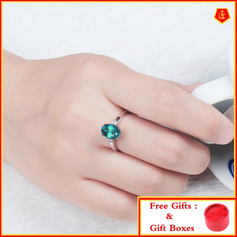 Cincin Sapphire Gaya Korea Elegan