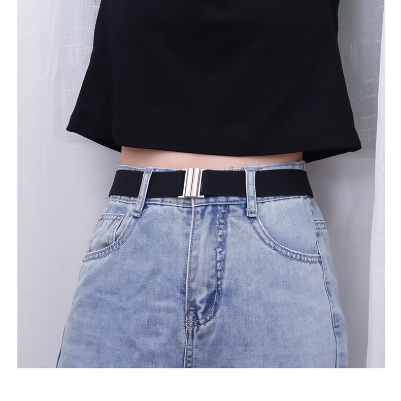 Ikat Ban Pinggang Elastis A130 Seamless Korea Fashion Karet Elastis Unisex Untuk Pria Wanita