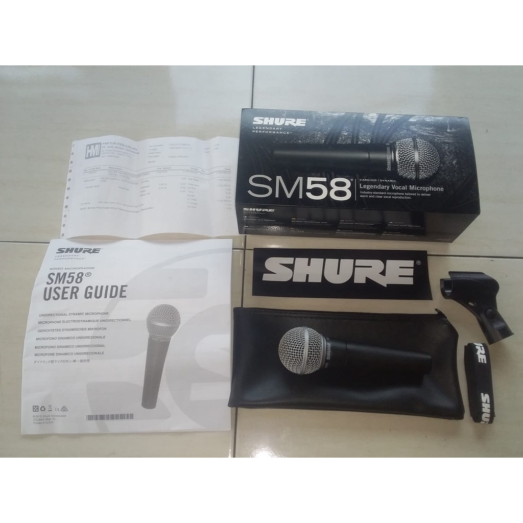 Mic Shure SM58 Original Made In Mexico