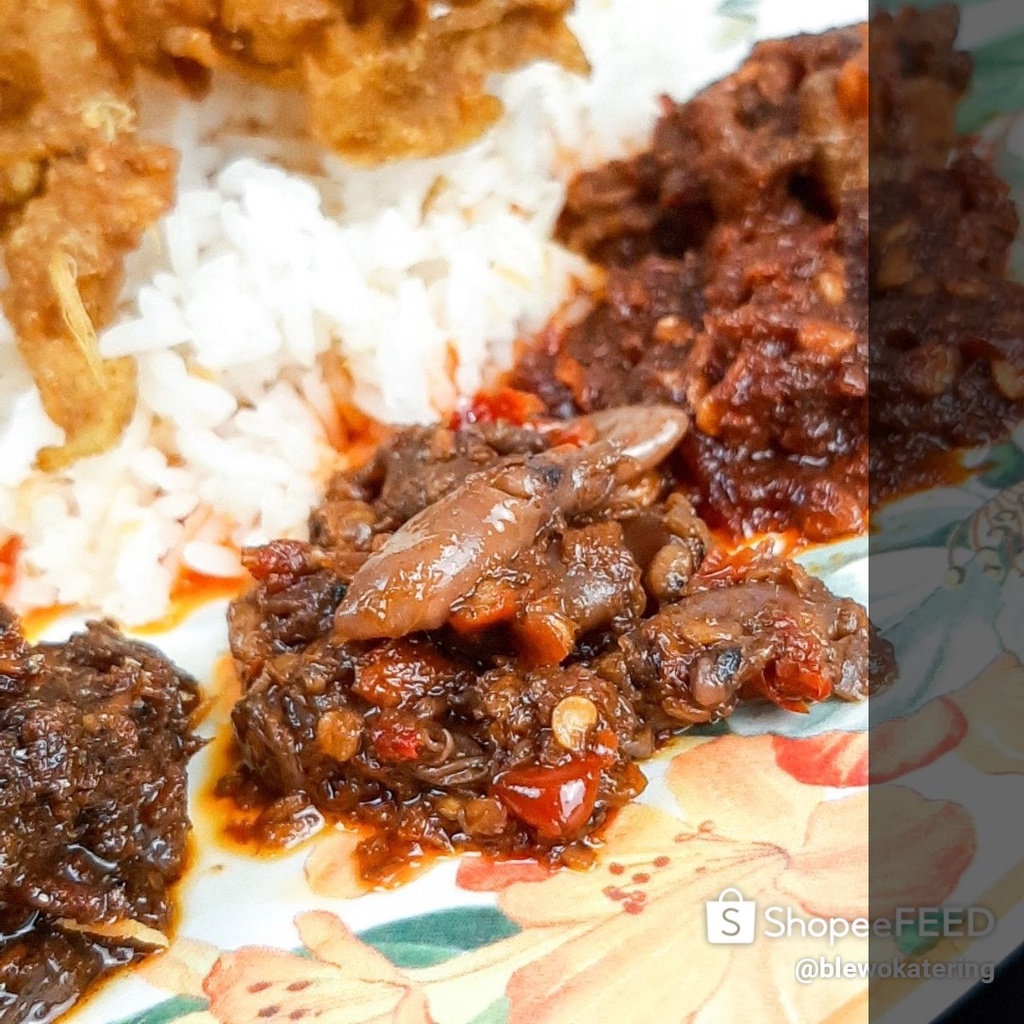 Sambal Viral Sambal Baby Cumi Hot sachet, Paket 10 GRATIS 1