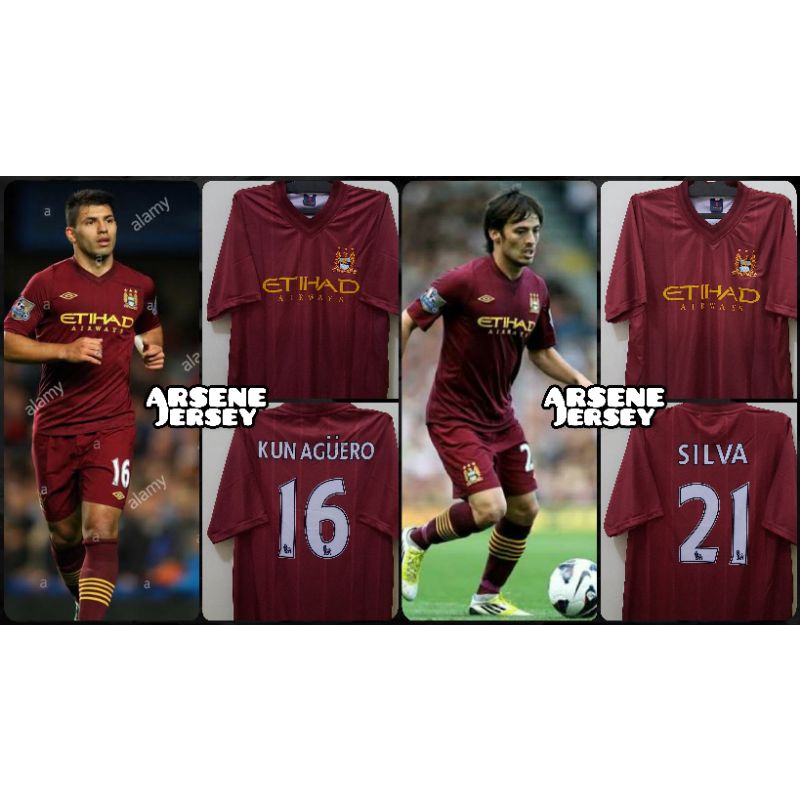 Jersey CITY Away 2012/13 nameset 16 & 21 Multisport