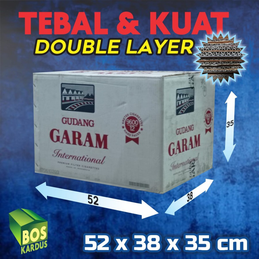 Kardus Bekas Kardus Jumbo Kardus Besar Kardus Packing Besar Kardus Pindahan Kardus Bekas Besar D22-52x38x35