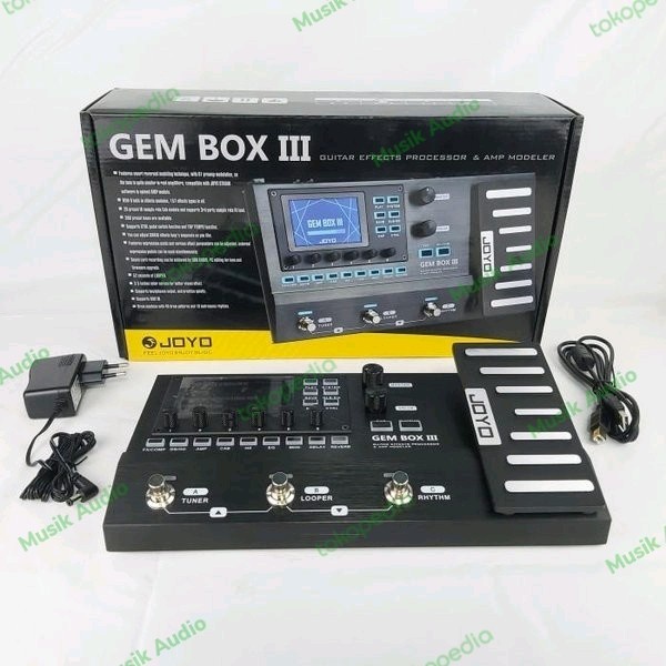 EFEK GITAR ELEKTRIK MULTI EFFECT GUITAR JOYO GEMBOX III PROCESSOR