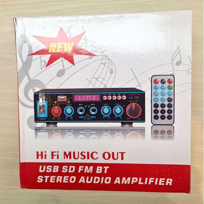 Car Audio Amplifier Bluetooth 5.0 Stereo 2 Channel