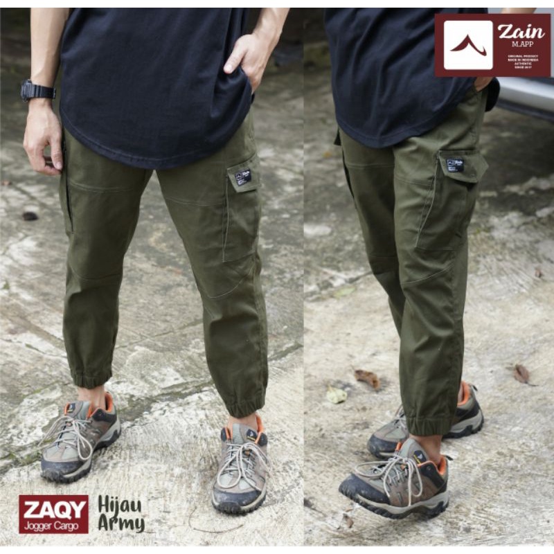 Sirwal Jogger Cargo ZAQY - Zain moslem apparel